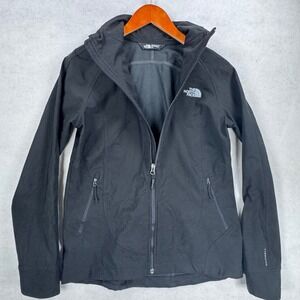 North‎ Face WindWall Apex Bionic Softshell Jacket Women's Medium Black Full Zip